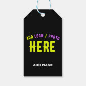 STIJLVOL MODERN  ZWART GEVERIFIEERD BRANDED CADEAULABEL (Achterkant)