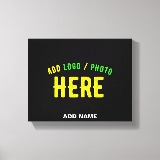 STIJLVOL MODERN  ZWART GEVERIFIEERD BRANDED CANVAS AFDRUK (Voorkant)