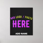 STIJLVOL MODERN  ZWART GEVERIFIEERD BRANDED CANVAS AFDRUK (Voorkant)