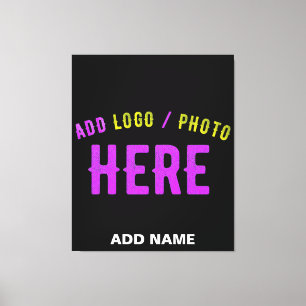 STIJLVOL MODERN  ZWART GEVERIFIEERD BRANDED CANVAS AFDRUK