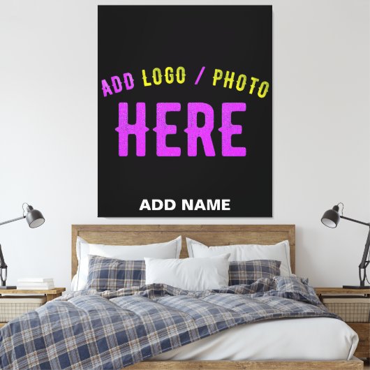 STIJLVOL MODERN  ZWART GEVERIFIEERD BRANDED CANVAS AFDRUK (Insitu (Slaapkamer))