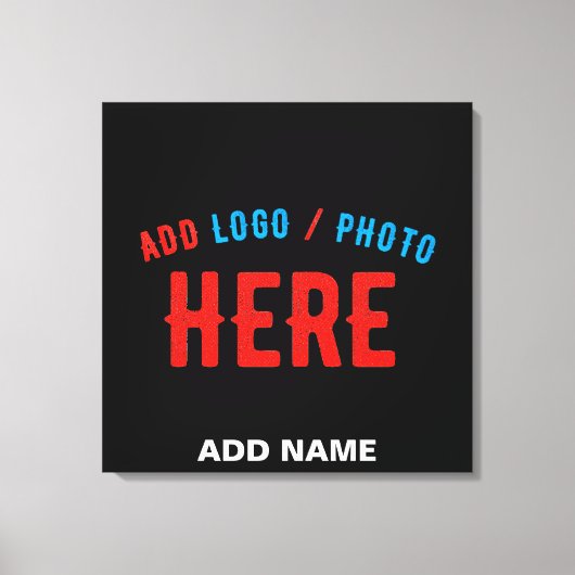 STIJLVOL MODERN  ZWART GEVERIFIEERD BRANDED CANVAS AFDRUK (Voorkant)