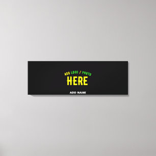 STIJLVOL MODERN  ZWART GEVERIFIEERD BRANDED CANVAS AFDRUK