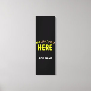 STIJLVOL MODERN  ZWART GEVERIFIEERD BRANDED CANVAS AFDRUK