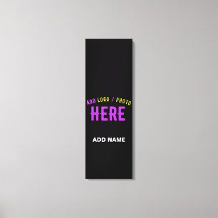 STIJLVOL MODERN ZWART GEVERIFIEERD BRANDED CANVAS AFDRUK