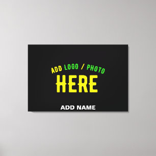 STIJLVOL MODERN  ZWART GEVERIFIEERD BRANDED CANVAS AFDRUK