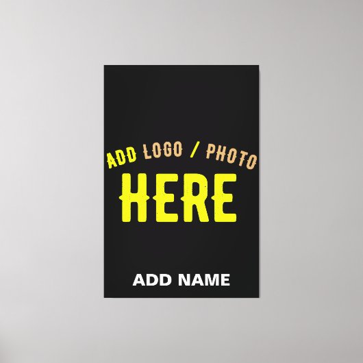 STIJLVOL MODERN  ZWART GEVERIFIEERD BRANDED CANVAS AFDRUK (Voorkant)