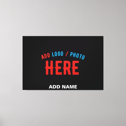STIJLVOL MODERN  ZWART GEVERIFIEERD BRANDED CANVAS AFDRUK (Voorkant)