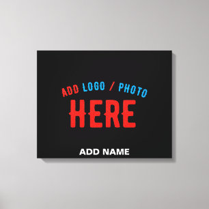 STIJLVOL MODERN ZWART GEVERIFIEERD BRANDED CANVAS AFDRUK