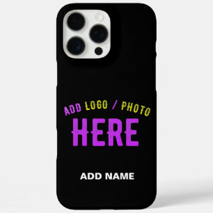 STIJLVOL MODERN ZWART GEVERIFIEERD BRANDED iPhone 16 PRO MAX HOESJE