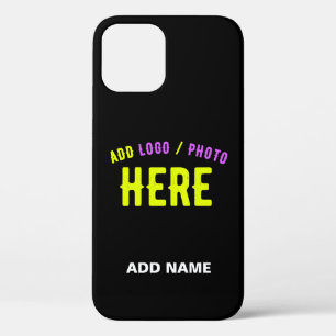 STIJLVOL MODERN ZWART GEVERIFIEERD BRANDED iPhone 12 PRO HOESJE