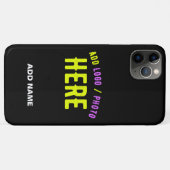 STIJLVOL MODERN ZWART GEVERIFIEERD BRANDED Case-Mate iPhone CASE (Achterkant (horizontaal))