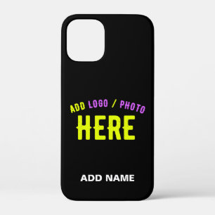 STIJLVOL MODERN  ZWART GEVERIFIEERD BRANDED iPhone 12 MINI HOESJE