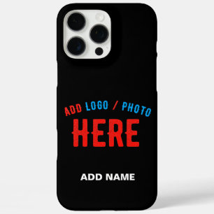 STIJLVOL MODERN ZWART GEVERIFIEERD BRANDED iPhone 16 PRO MAX HOESJE