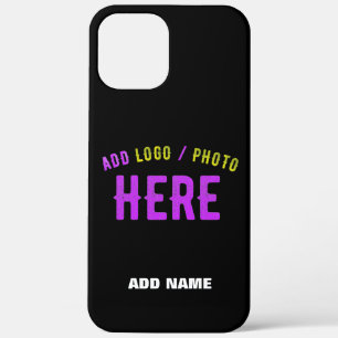 STIJLVOL MODERN ZWART GEVERIFIEERD BRANDED iPhone 12 PRO MAX HOESJE