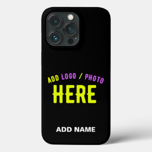 STIJLVOL MODERN ZWART GEVERIFIEERD BRANDED iPhone 13 PRO HOESJE