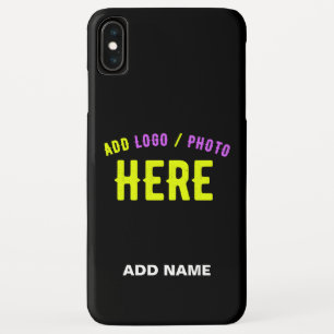 STIJLVOL MODERN ZWART GEVERIFIEERD BRANDED iPhone XS MAX HOESJE