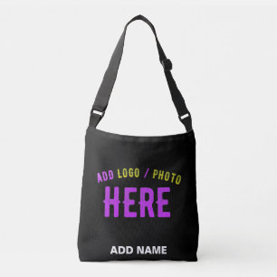 STIJLVOL MODERN  ZWART GEVERIFIEERD BRANDED CROSSBODY TAS