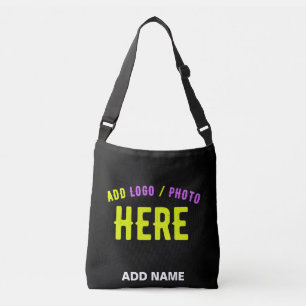STIJLVOL MODERN ZWART GEVERIFIEERD BRANDED CROSSBODY TAS