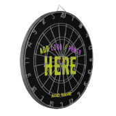 STIJLVOL MODERN  ZWART GEVERIFIEERD BRANDED DARTBORD (Voorkant Links)