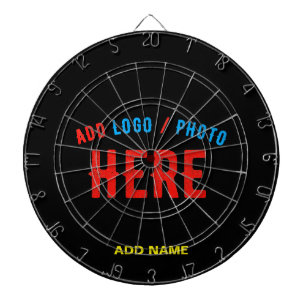 STIJLVOL MODERN ZWART GEVERIFIEERD BRANDED DARTBORD