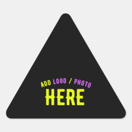 STIJLVOL MODERN  ZWART GEVERIFIEERD BRANDED DRIEHOEK STICKER