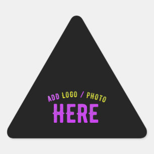 STIJLVOL MODERN ZWART GEVERIFIEERD BRANDED DRIEHOEK STICKER