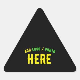 STIJLVOL MODERN ZWART GEVERIFIEERD BRANDED DRIEHOEK STICKER