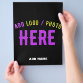 STIJLVOL MODERN  ZWART GEVERIFIEERD BRANDED FLYER (Hand)