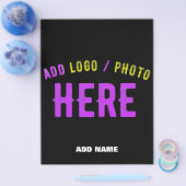 STIJLVOL MODERN  ZWART GEVERIFIEERD BRANDED FLYER (Enkel)