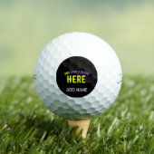 STIJLVOL MODERN  ZWART GEVERIFIEERD BRANDED GOLFBALLEN (Insitu Shirt)
