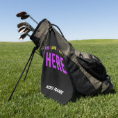 STIJLVOL MODERN  ZWART GEVERIFIEERD BRANDED GOLFHANDDOEK (Groen)