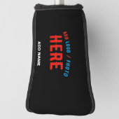 STIJLVOL MODERN  ZWART GEVERIFIEERD BRANDED GOLFHEADCOVER (Draai 90)