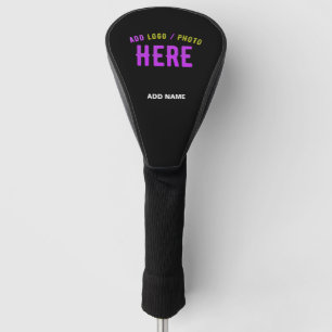 STIJLVOL MODERN ZWART GEVERIFIEERD BRANDED GOLFHEADCOVER