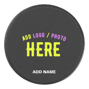 STIJLVOL MODERN ZWART GEVERIFIEERD BRANDED HOCKEY PUCK
