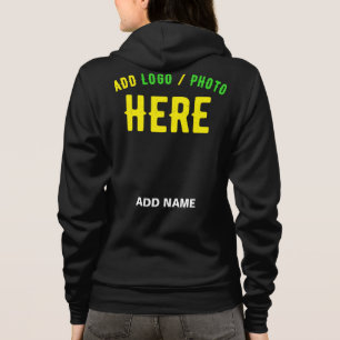 STIJLVOL MODERN ZWART GEVERIFIEERD BRANDED HOODIE