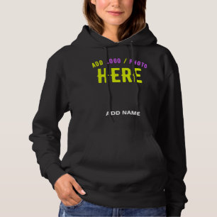 STIJLVOL MODERN  ZWART GEVERIFIEERD BRANDED HOODIE
