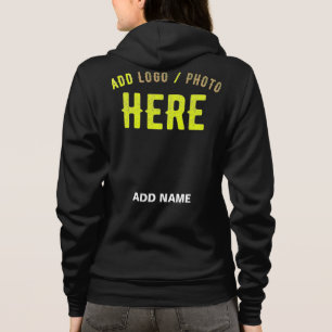 STIJLVOL MODERN ZWART GEVERIFIEERD BRANDED HOODIE