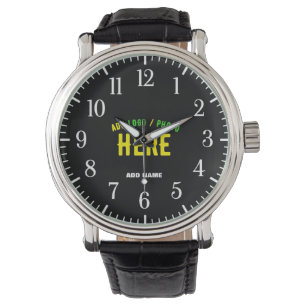 STIJLVOL MODERN ZWART GEVERIFIEERD BRANDED HORLOGE