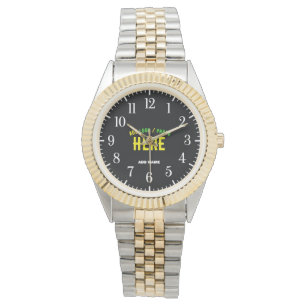 STIJLVOL MODERN  ZWART GEVERIFIEERD BRANDED HORLOGE
