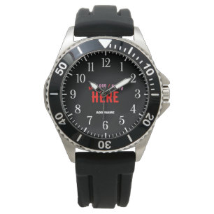 STIJLVOL MODERN ZWART GEVERIFIEERD BRANDED HORLOGE
