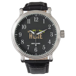 STIJLVOL MODERN ZWART GEVERIFIEERD BRANDED HORLOGE
