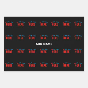 STIJLVOL MODERN  ZWART GEVERIFIEERD BRANDED INPAKPAPIER VEL