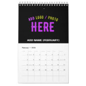 STIJLVOL MODERN ZWART GEVERIFIEERD BRANDED KALENDER (Feb 2026)
