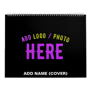 STIJLVOL MODERN  ZWART GEVERIFIEERD BRANDED KALENDER