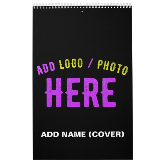STIJLVOL MODERN  ZWART GEVERIFIEERD BRANDED KALENDER (Hoes)