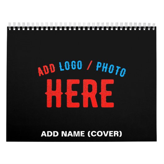 STIJLVOL MODERN  ZWART GEVERIFIEERD BRANDED KALENDER (Hoes)