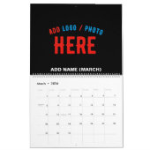 STIJLVOL MODERN  ZWART GEVERIFIEERD BRANDED KALENDER (Mar 2026)