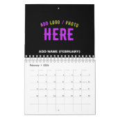 STIJLVOL MODERN ZWART GEVERIFIEERD BRANDED KALENDER (Feb 2026)