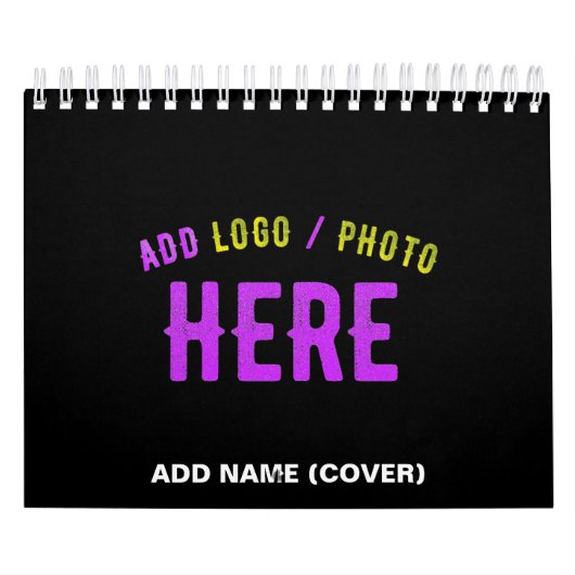 STIJLVOL MODERN ZWART GEVERIFIEERD BRANDED KALENDER (Hoes)